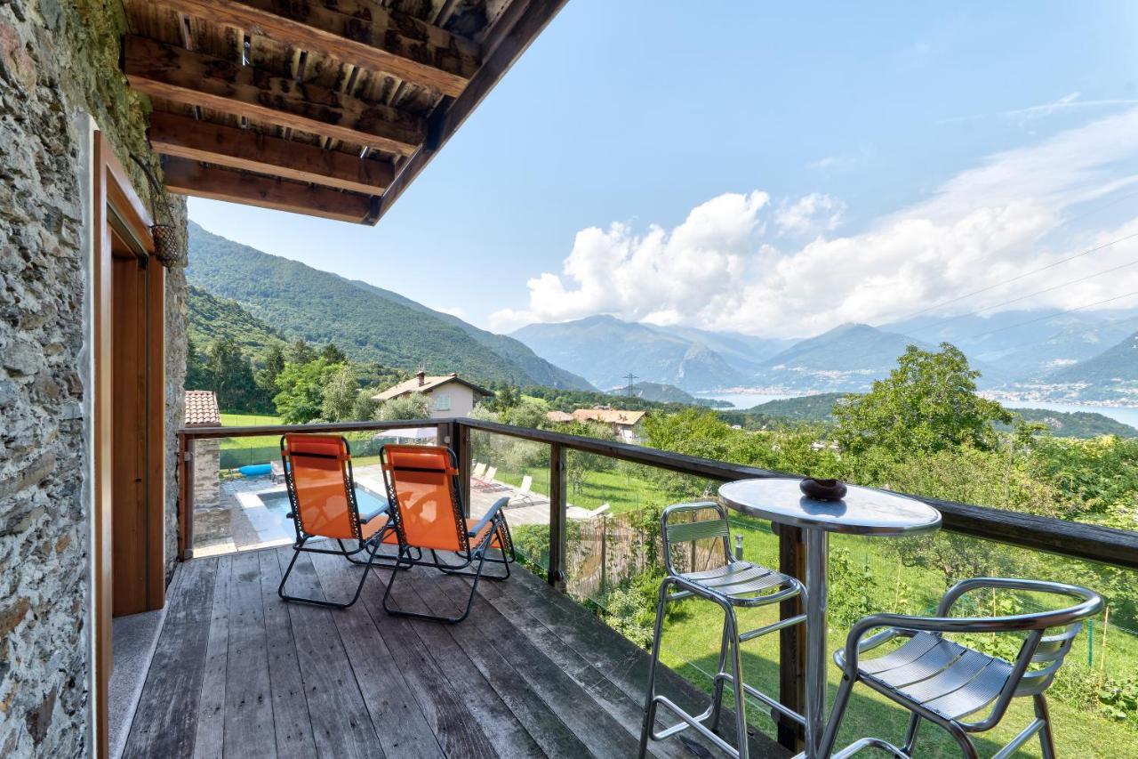 Chalet Con Piscina E Vista Panoramica Colico Exterior photo